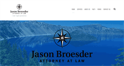 Desktop Screenshot of broesderlaw.com